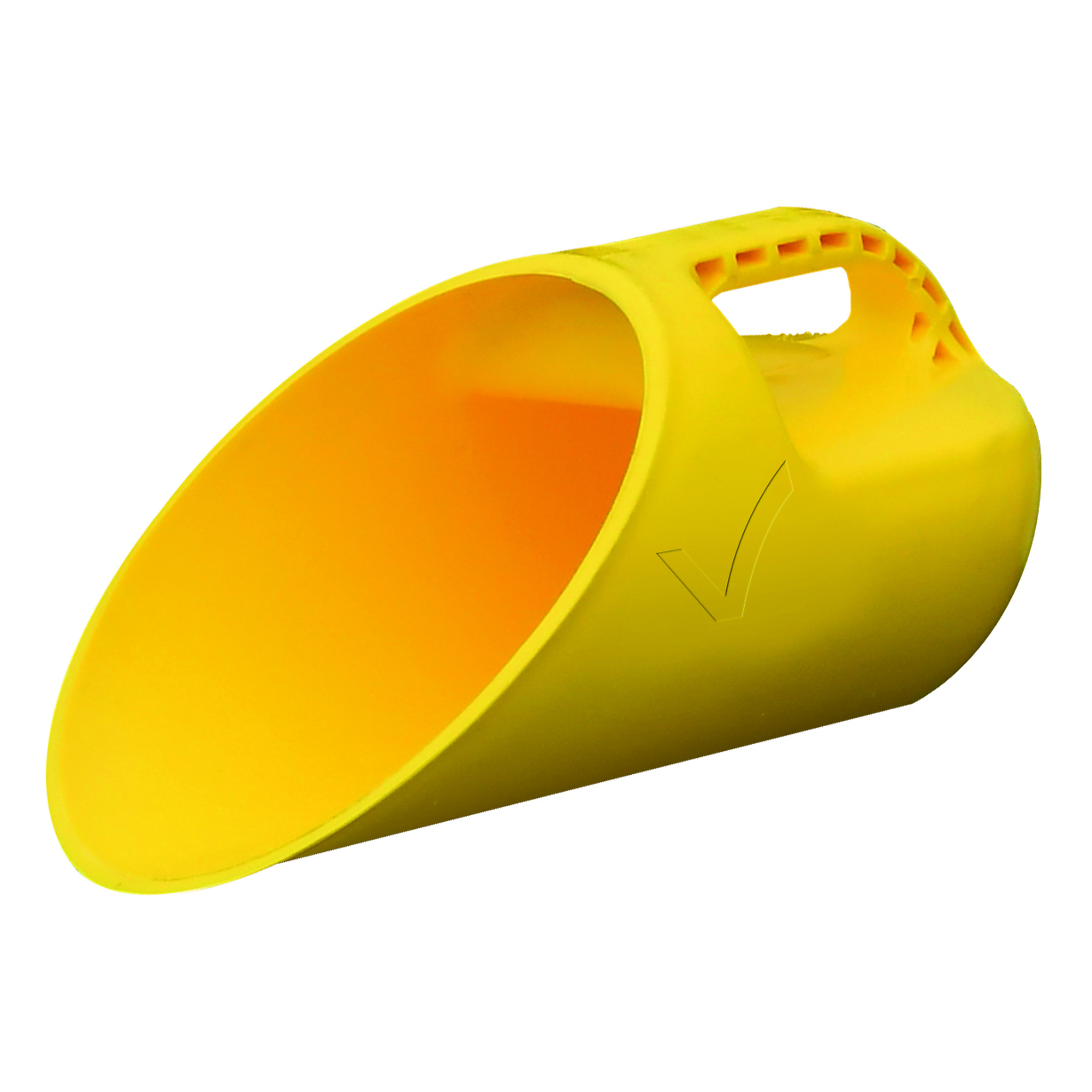SnowEx Poly Salt Scoop — Heavy-Duty, Non-Corrosive, Yellow, Model# D6767